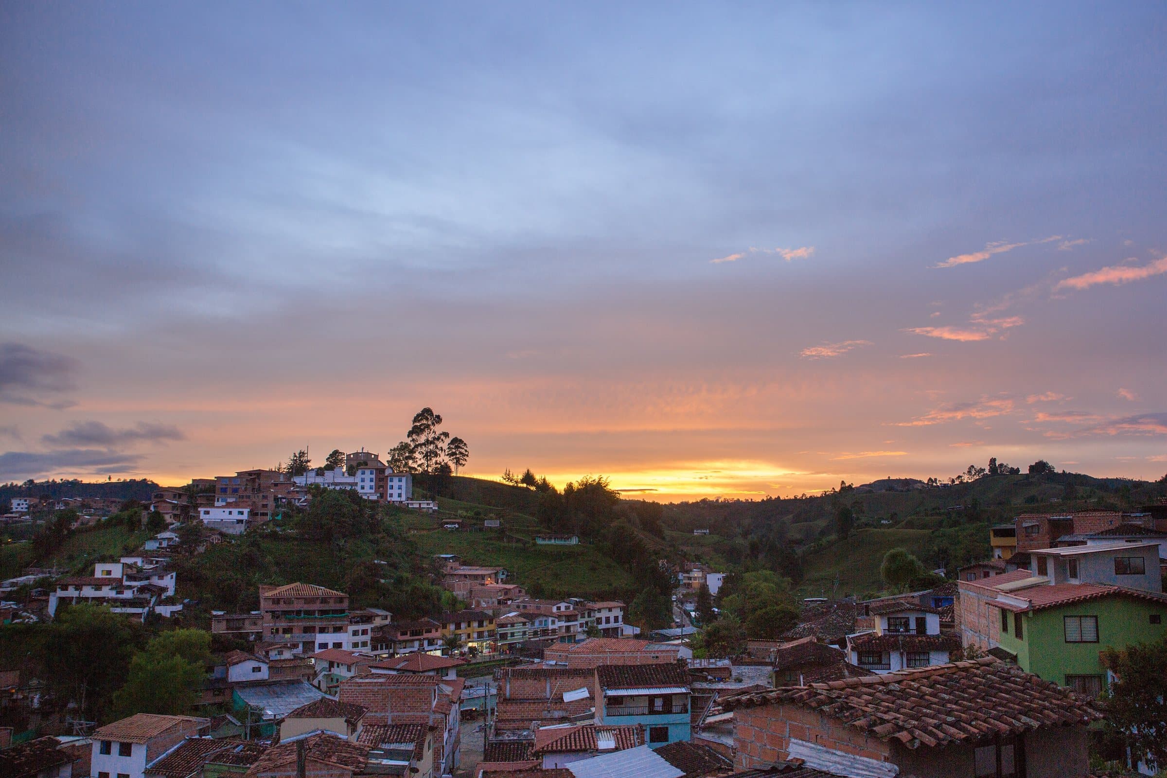 Atardecer sobre San Vicente Ferrer